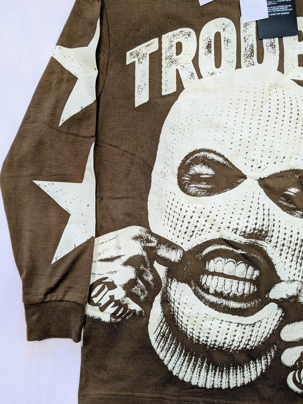 Crooks & Castles Trouble Mask Graphic Tee Streetwear Shirt NWT Men's L - Picture 3 of 6